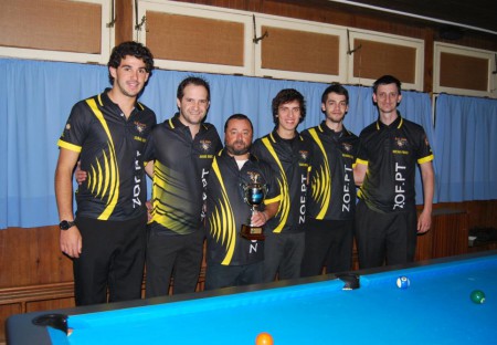Vice-Campeões Pool Português 3ªDiv - Academia Bilhar de Gaia B 2011